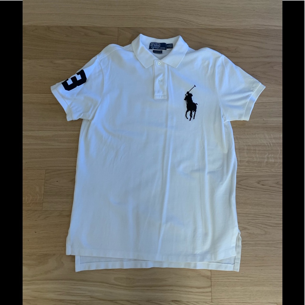 Ralph Lauren Polo - White - Custom Fit Medium